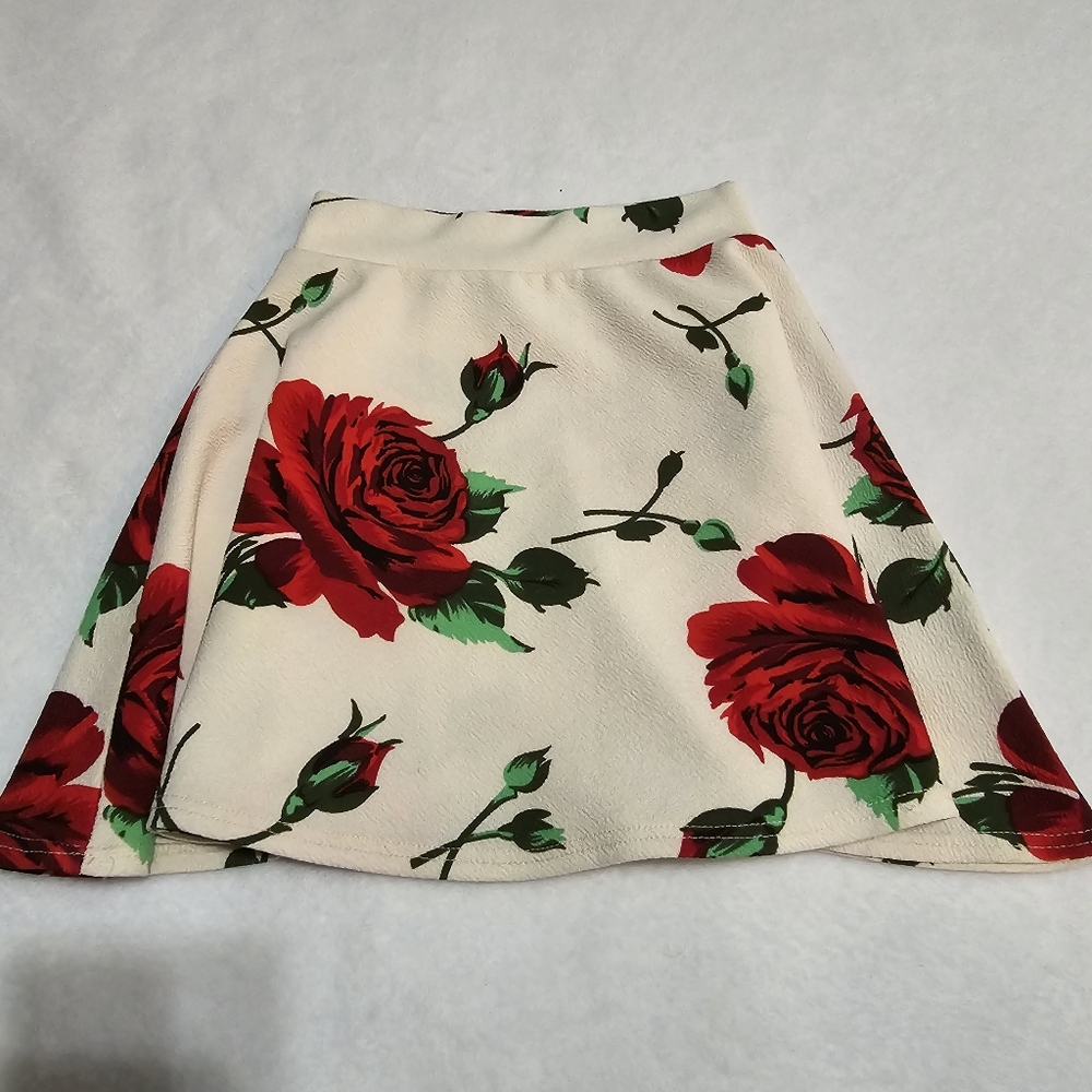 Rose Girls Skater Skirt Style Size 6